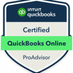 Certified QuickBooks Online ProAdvisor badge.